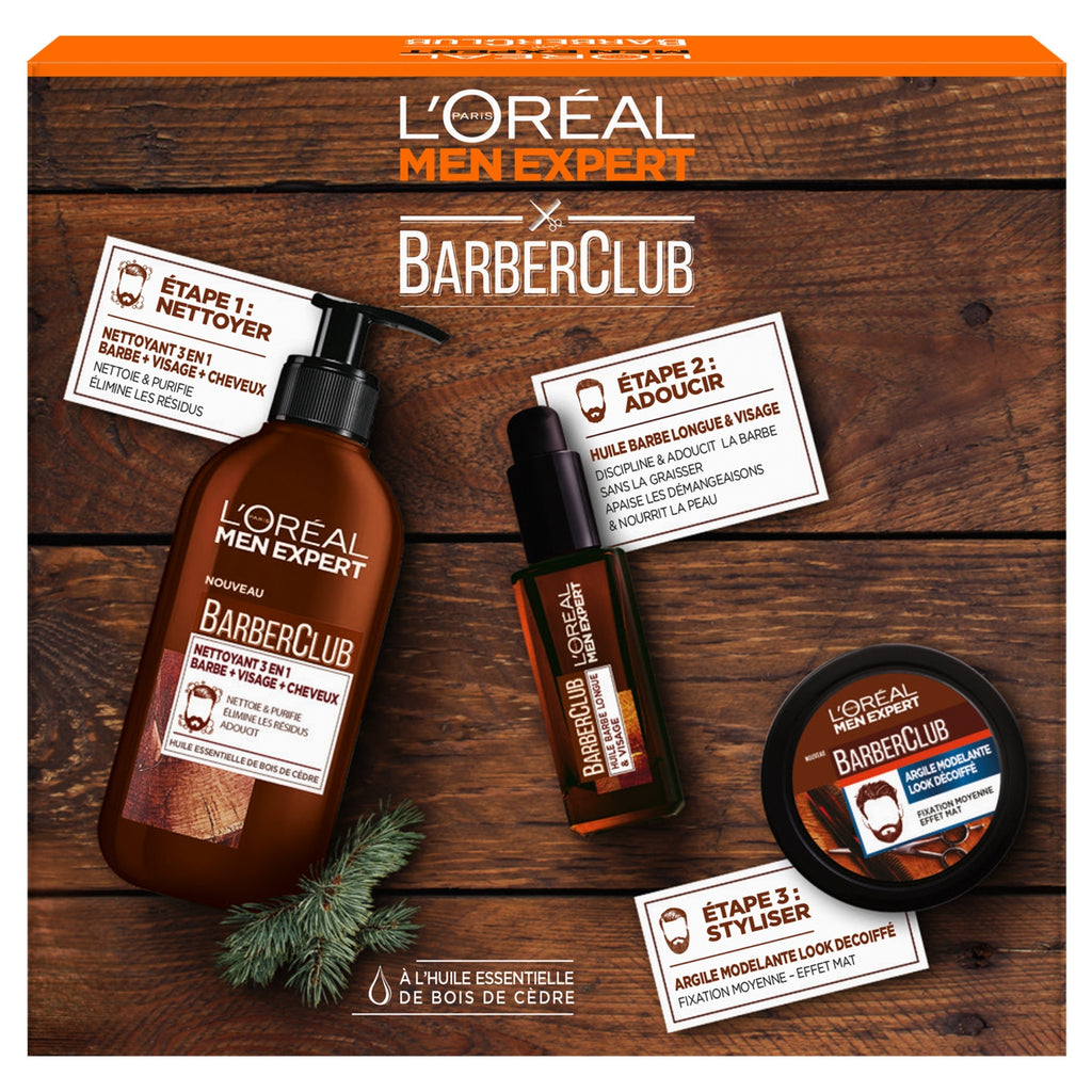 L'Oreal Men Expert Barber Club Trousse 3 produits