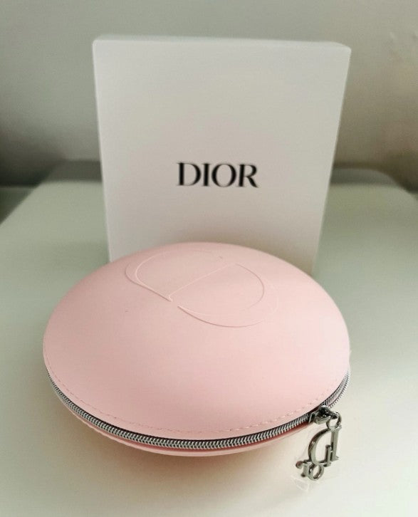 Dior Pink Limited Edition Round Cosmetic Bag