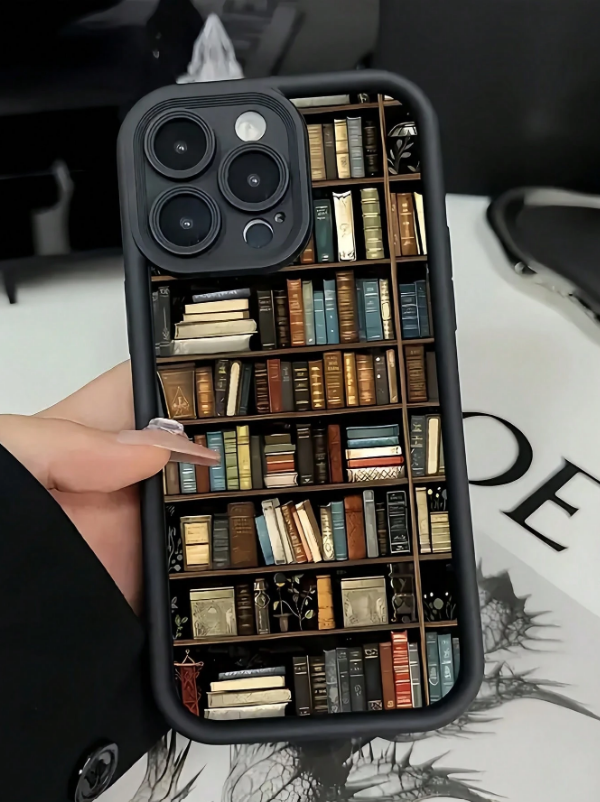 Vintage Bookshelf Case (IPHONE 14 PRO MAX)