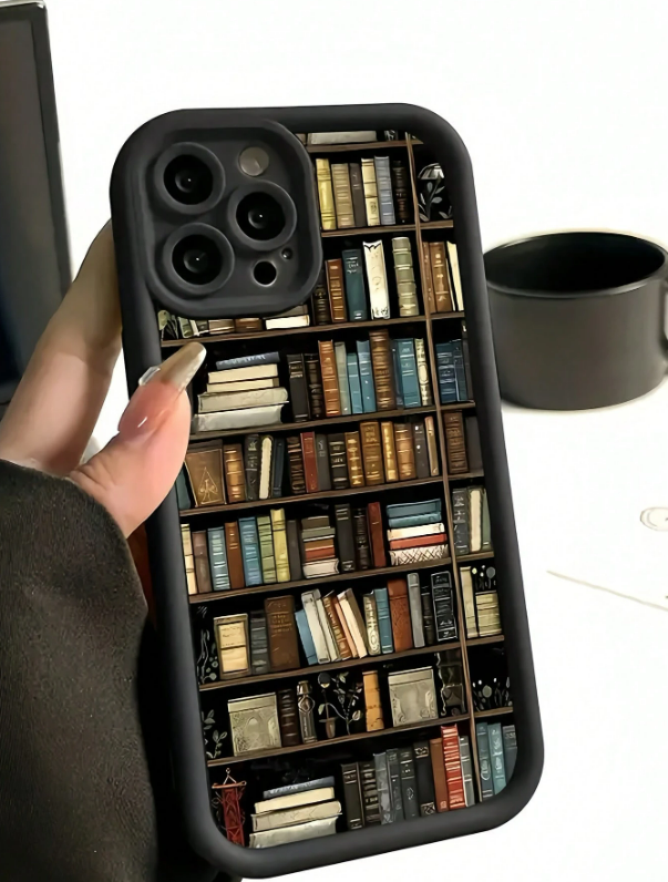 Vintage Bookshelf Case (IPHONE 14 PRO MAX)