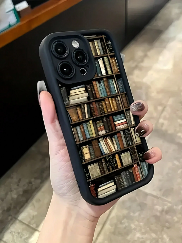 Vintage Bookshelf Case (IPHONE 14 PRO MAX)