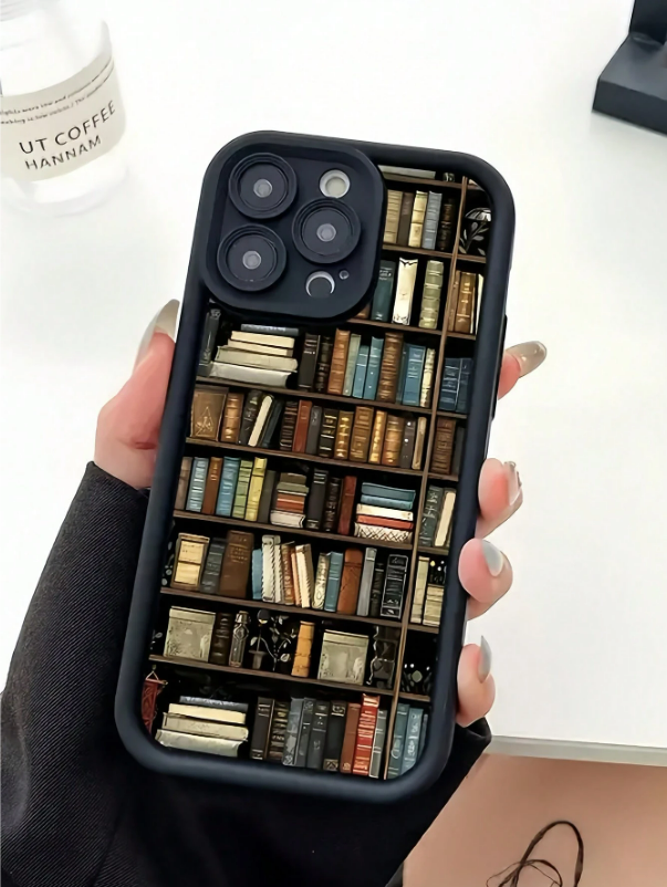 Vintage Bookshelf Case (IPHONE 14 PRO MAX)