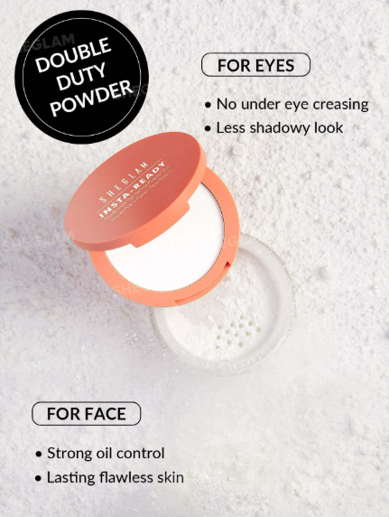 Sheglam Insta-Ready Setting Powder Duo-Translucent