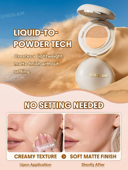 Sheglam Lock & Go Long-Lasting Cushion Foundation