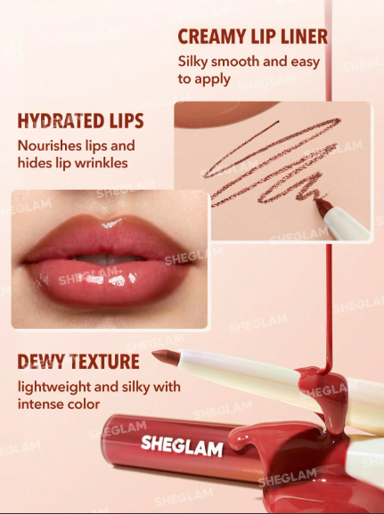Sheglam Lip Rules Liner & Gloss Pen