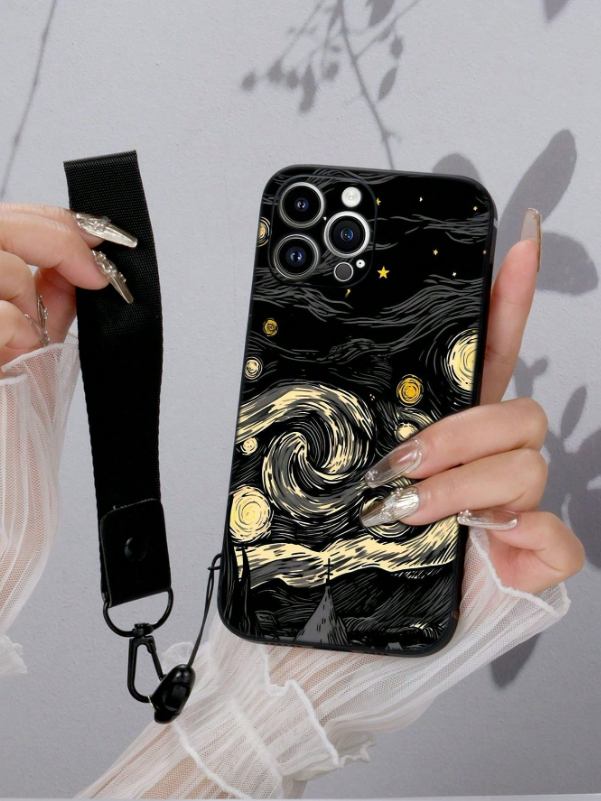 Starry Sky Painting Shockproof Case (IPHONE 14 PRO MAX)
