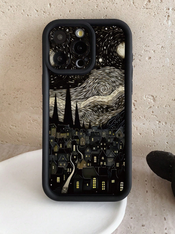 Starry Night Town Protective Case