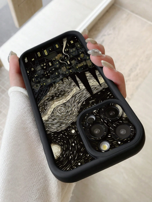 Starry Night Town Protective Case