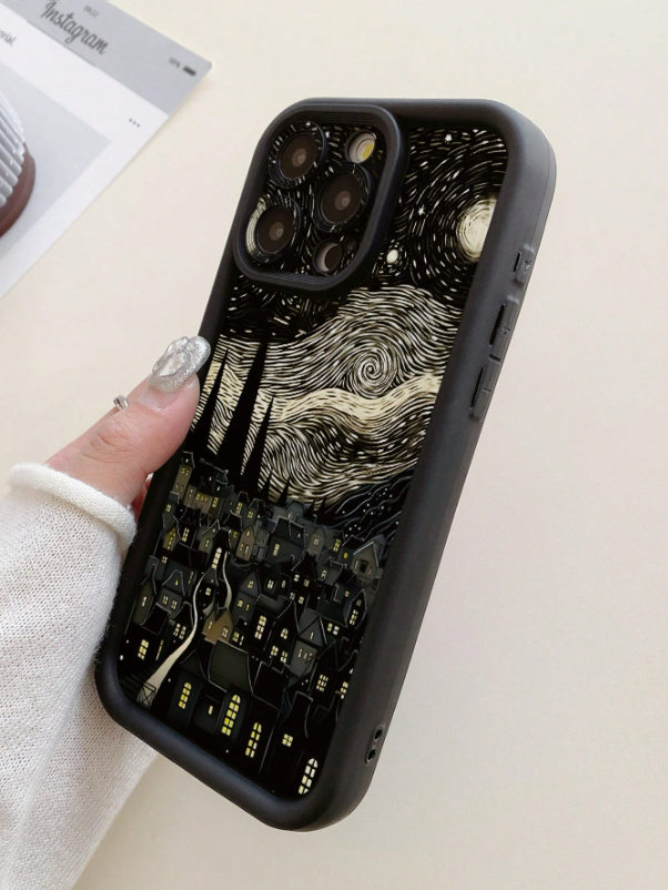 Starry Night Town Protective Case