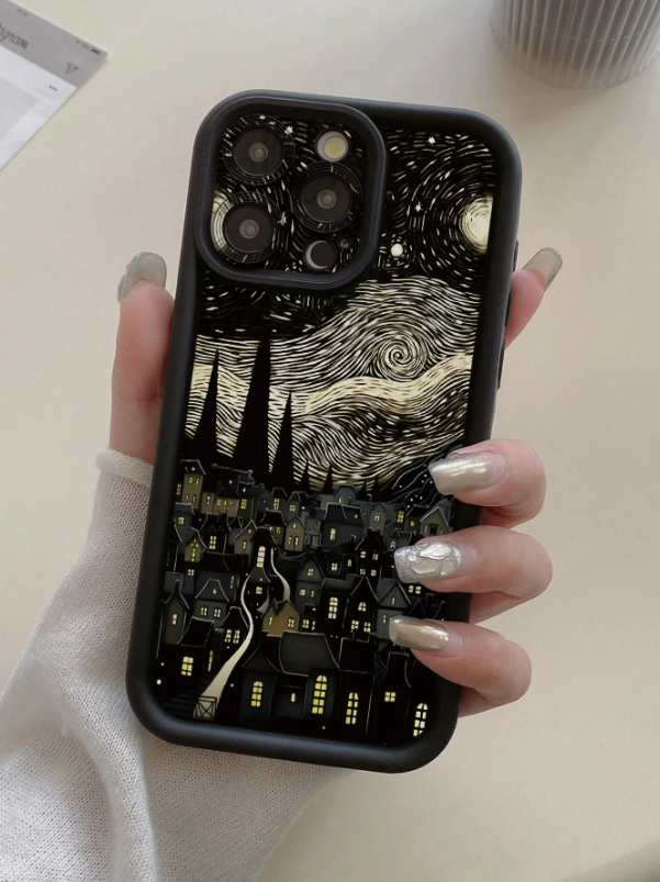 Starry Night Town Protective Case