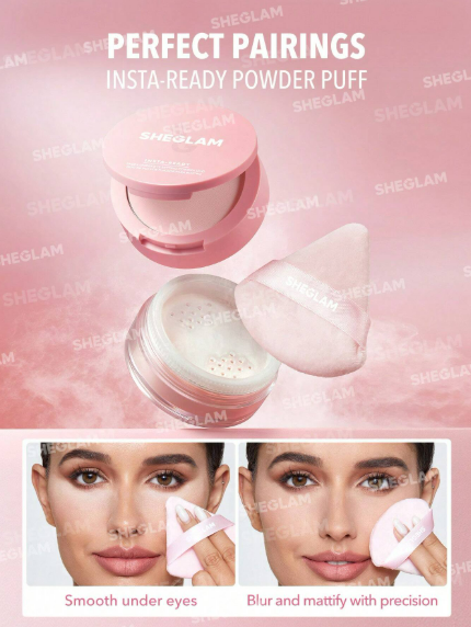 Sheglam Insta-Ready Setting Powder Duo Bubblegum