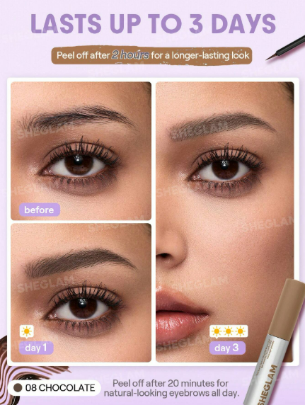 Sheglam Tint Lock Tattoo Peel Off Brow Gel
