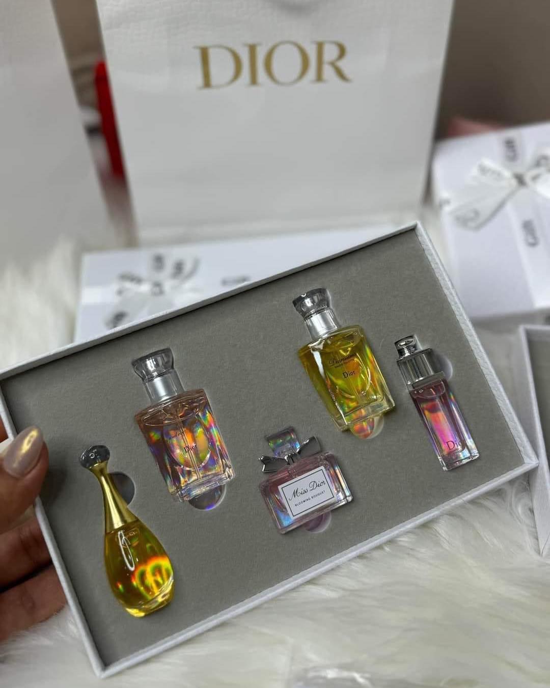 Dior Perfume Miniatures Set – 5 Pieces – Premium Quality
