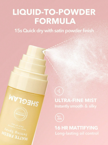 Sheglam Matte Fresh Setting Spray
