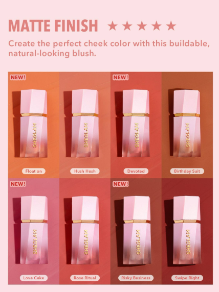 Sheglam Color Bloom Liquid Blush