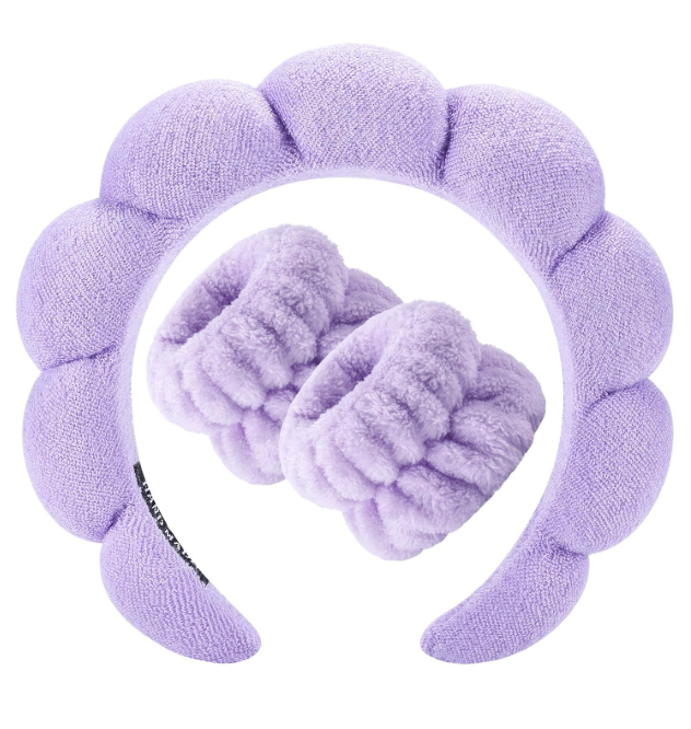 Spa Headband & Wristband Set