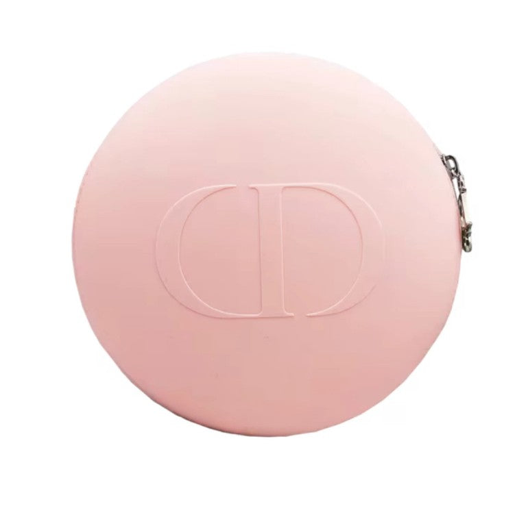 Dior Pink Limited Edition Round Cosmetic Bag