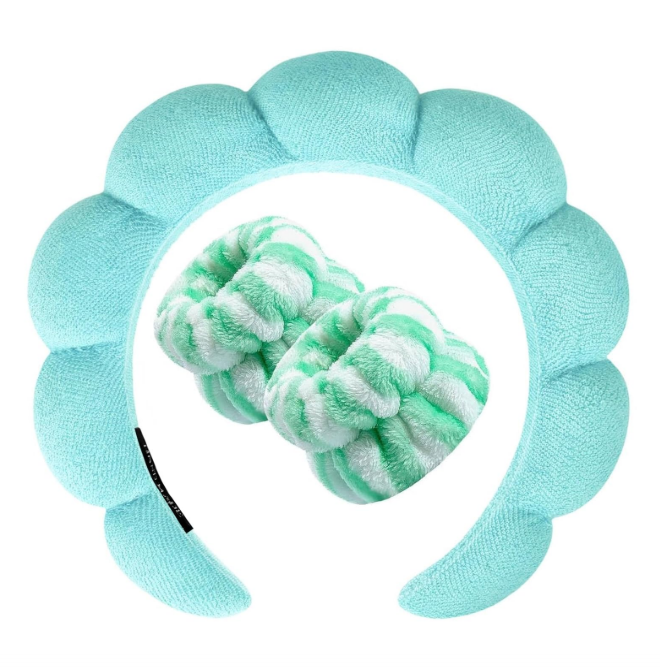 Spa Headband & Wristband Set